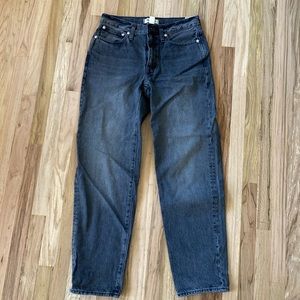 NWT Madewell the slouchy boyjean size 25